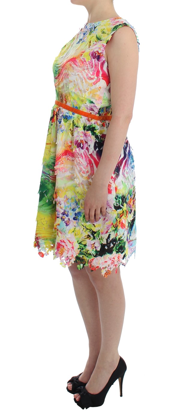 Multicolor Organza Sheath Dress hover