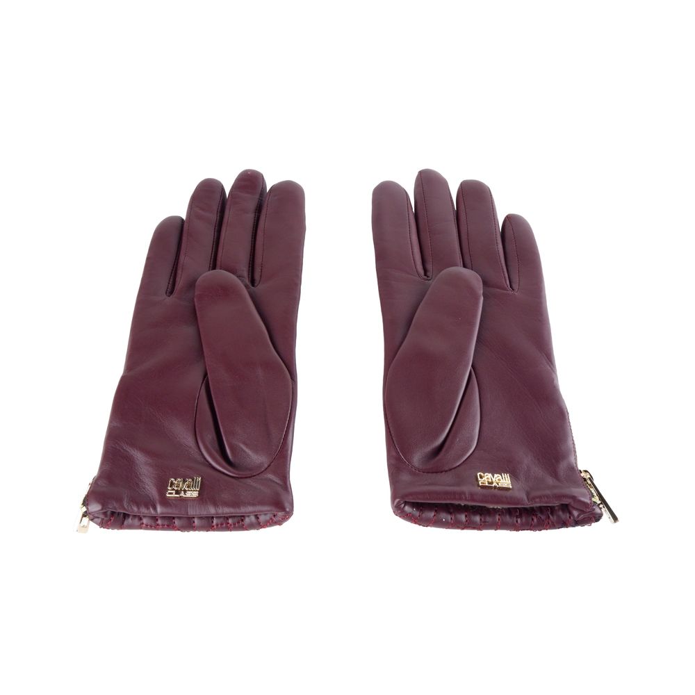 Red Lambskin Women Glove hover