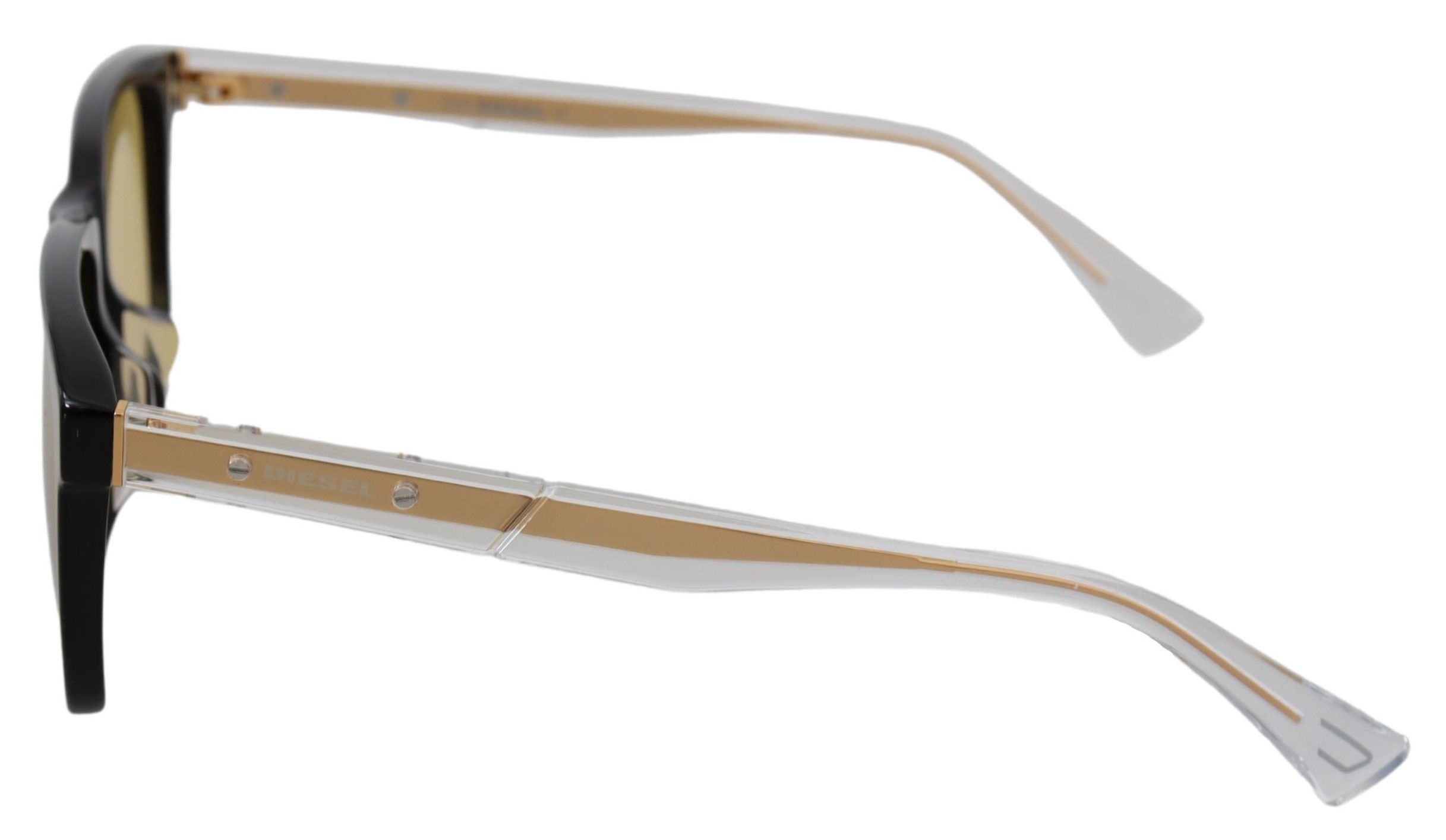 Black Frame DL0330-D 01E 57 Yellow Transparent Lenses Sunglasses hover