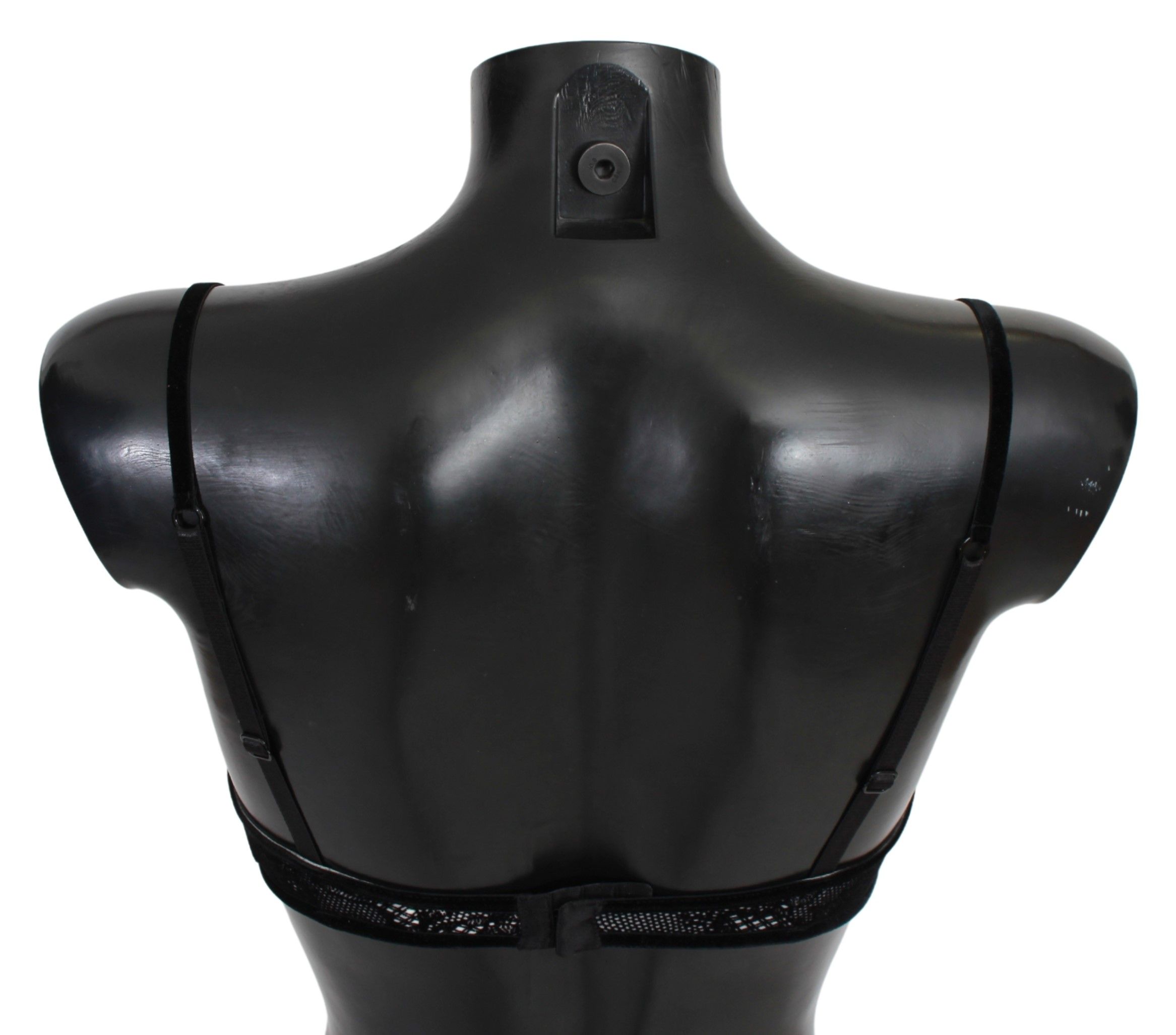 Black Mesh Balconcino Bra Nylon  Underwear hover