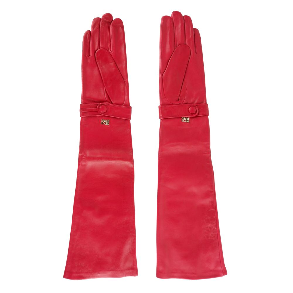 Red Lambskin Women Glove hover