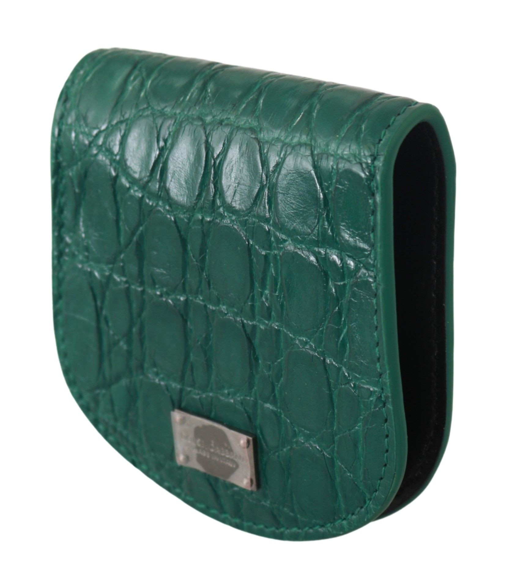 Green Exotic Skins Condom Case Holder Wallet hover