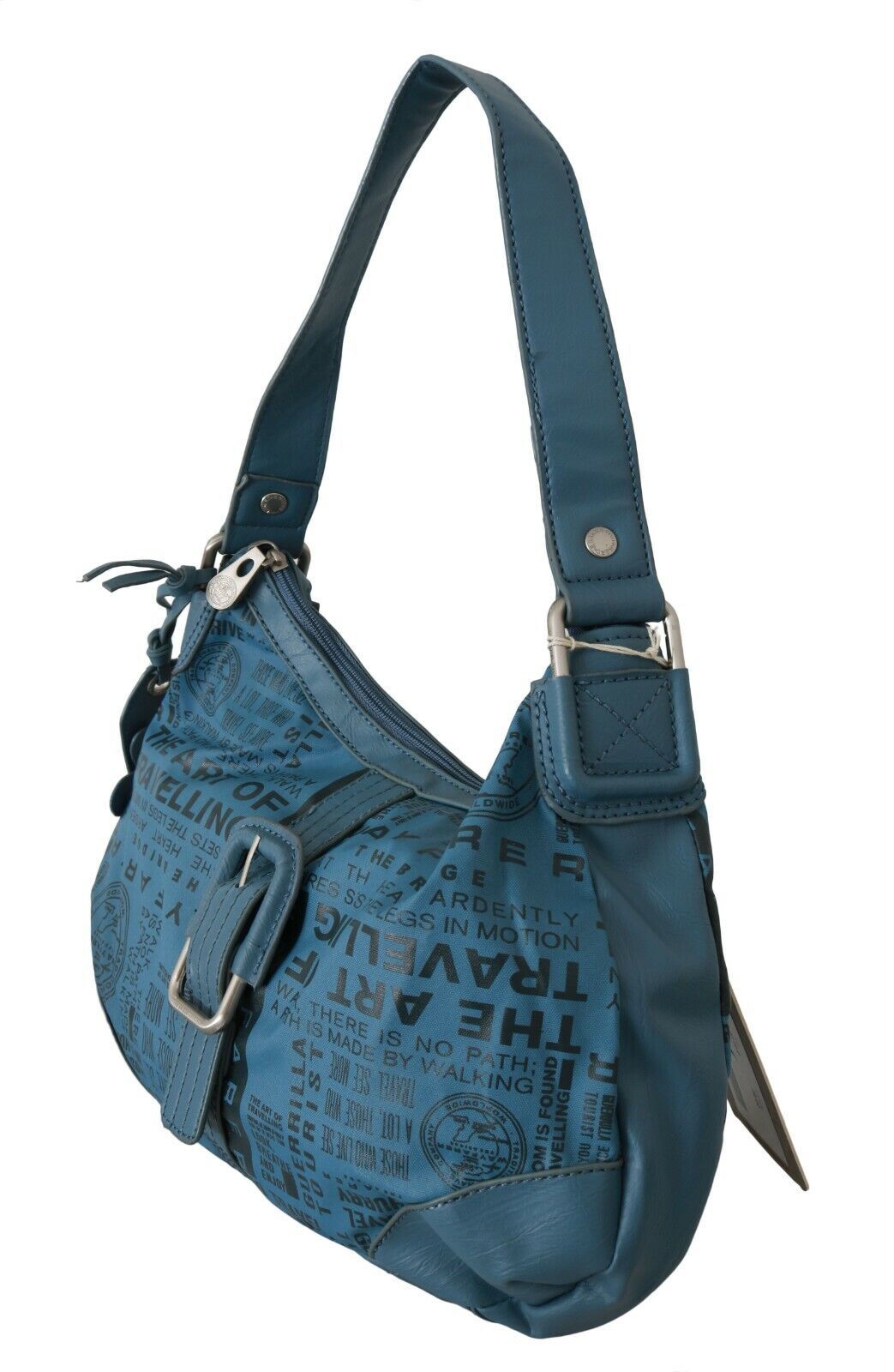 Shoulder Handbag Printed Purse Women Blue hover