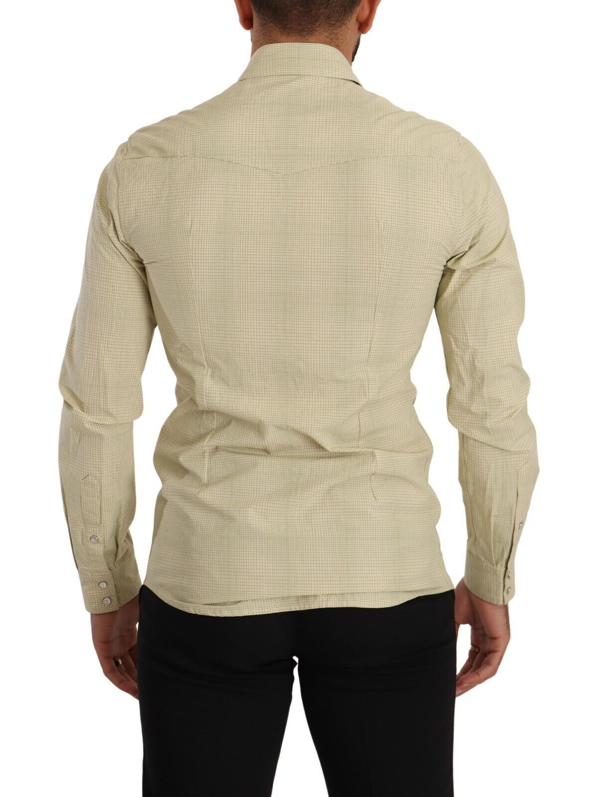 Elegant Sicilia Checkered Cotton Shirt hover