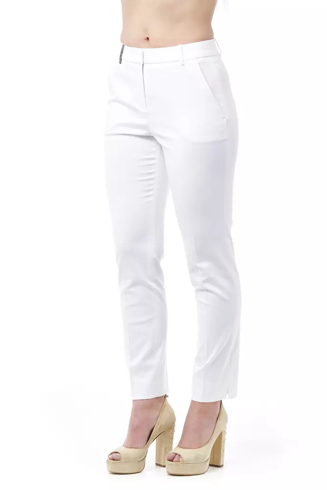 Chic High Waist Cigarette Leg Trousers hover