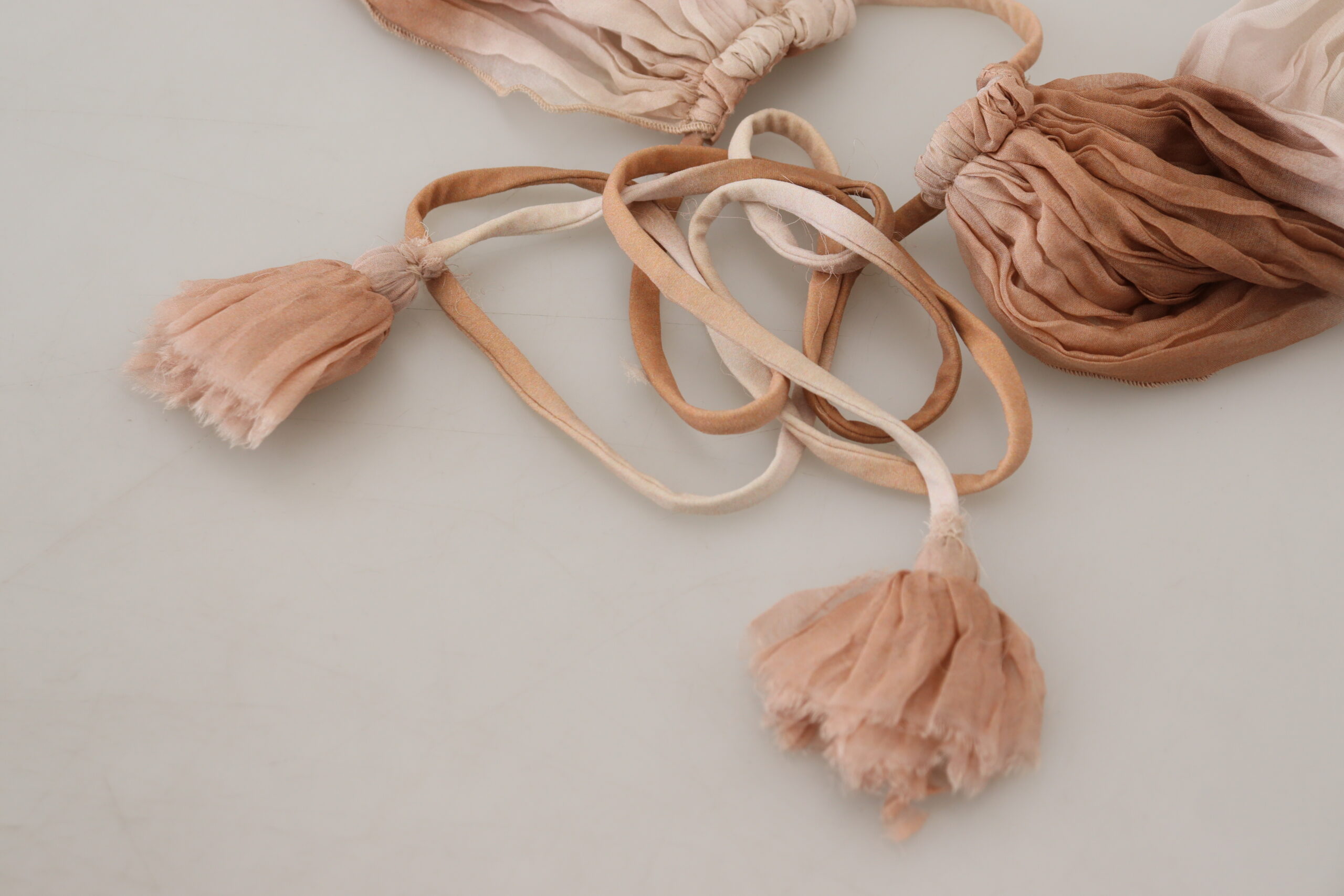 Multicolor Silk Wrap Shawl Foulard Scarf hover