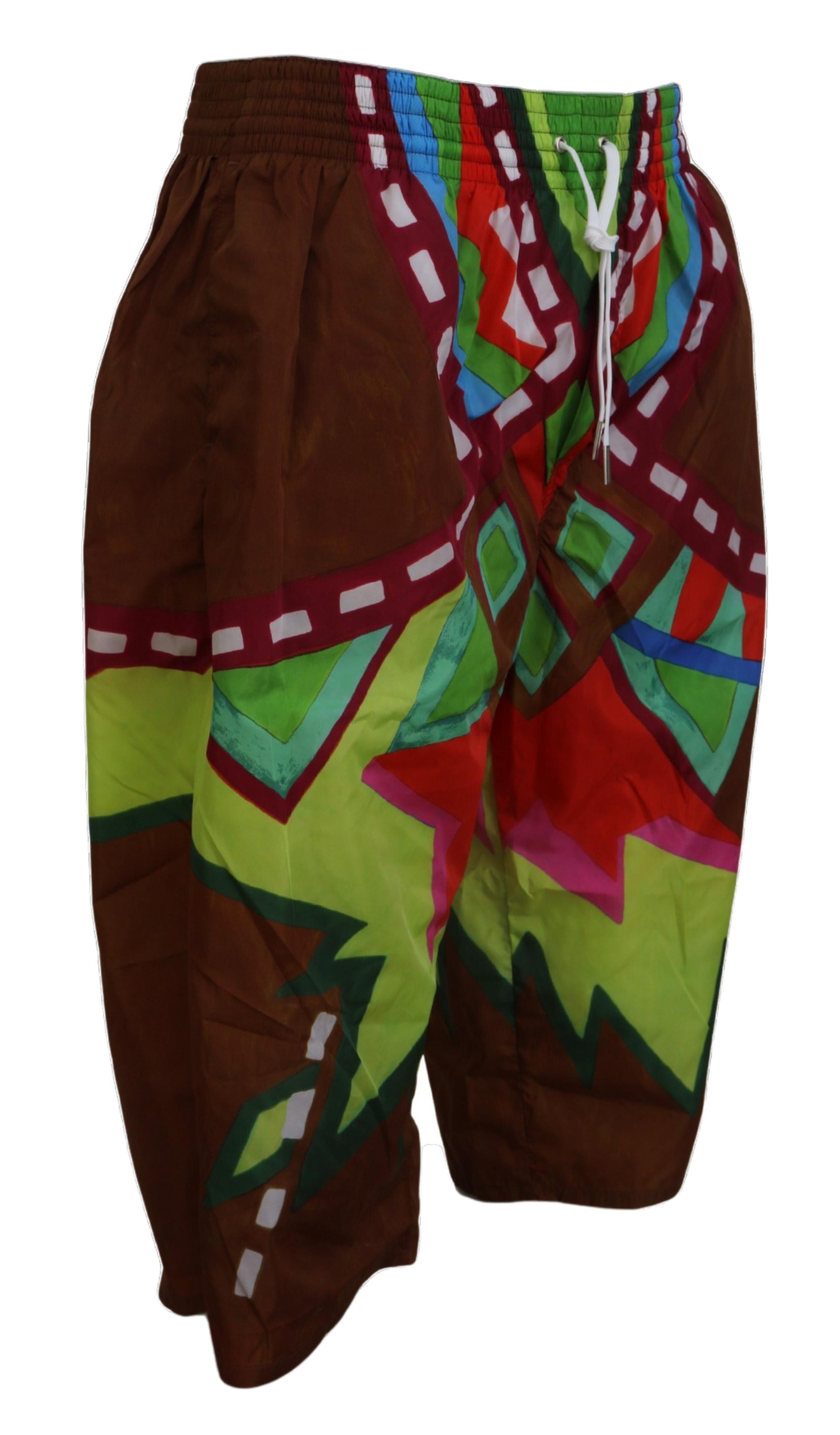 Exclusive Multicolor Printed Swim Shorts hover