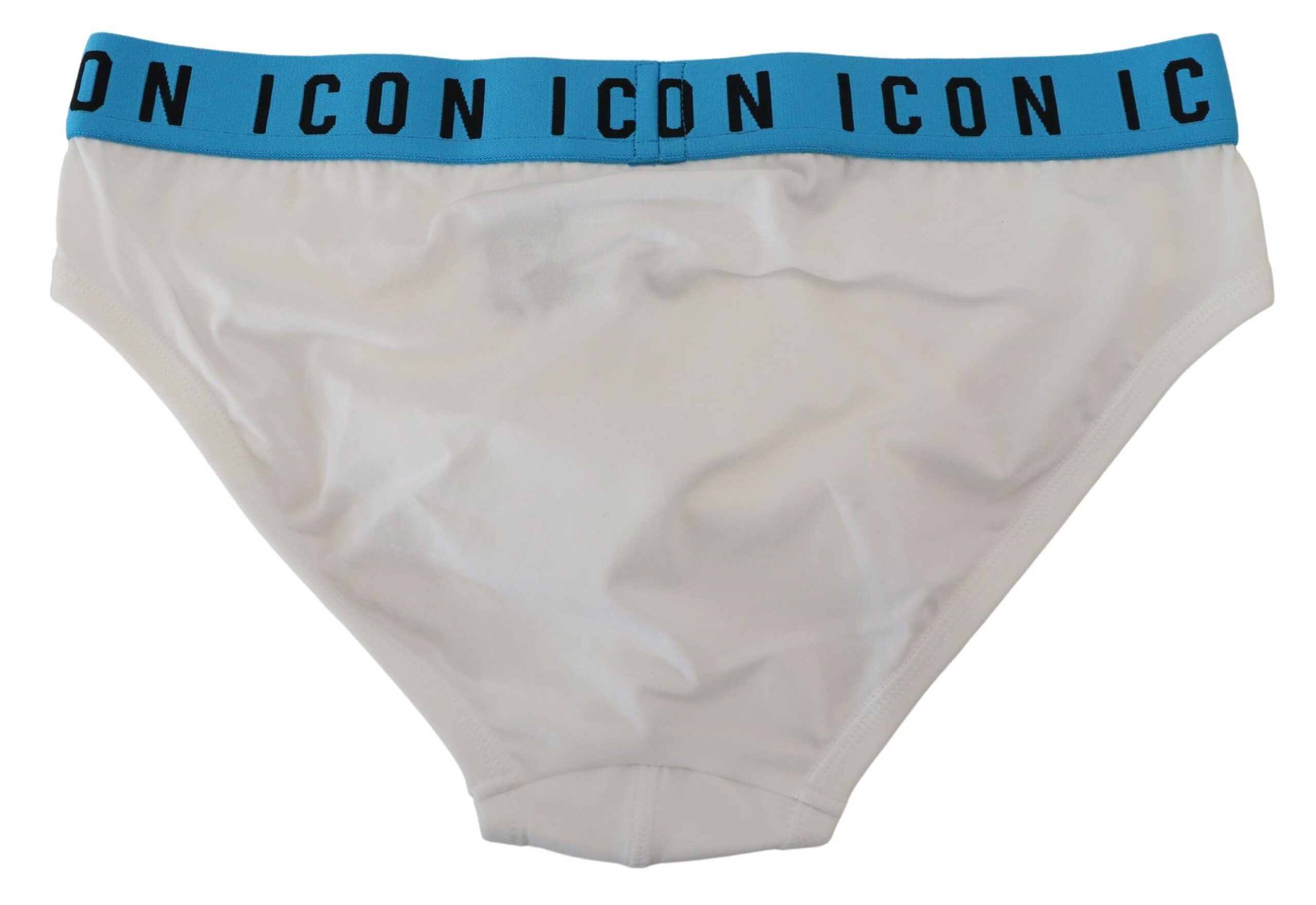 White Icon Logo Cotton Stretch Men Brief Underwear hover
