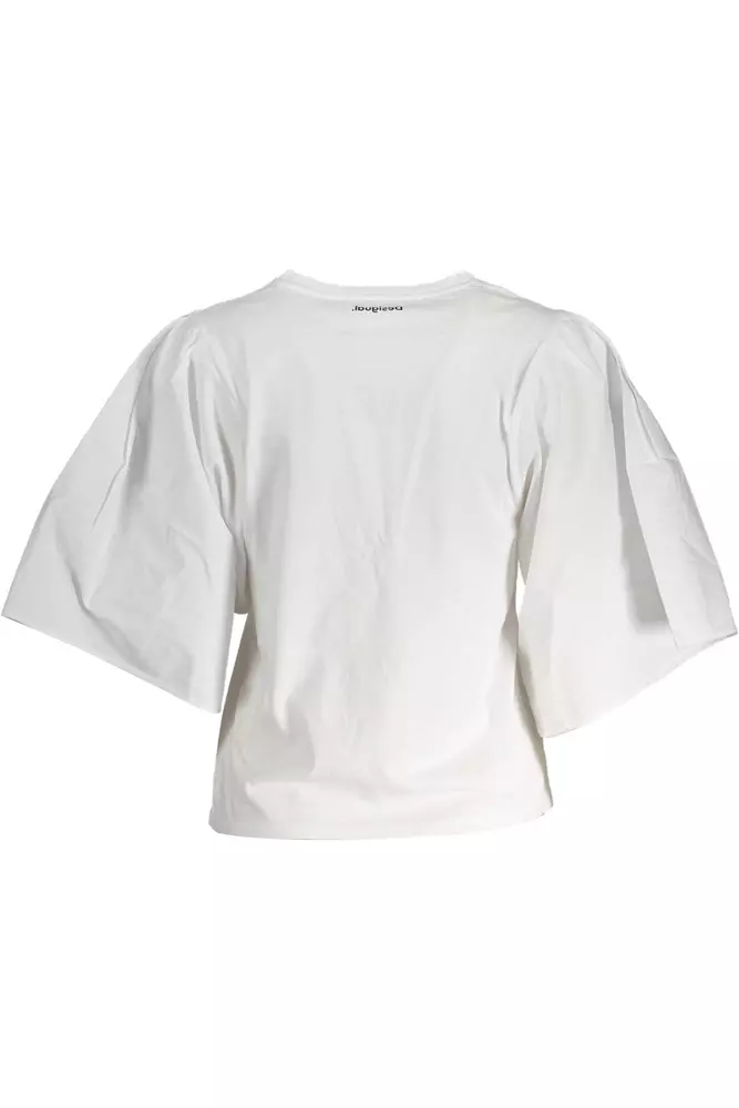 White Cotton Women Top hover