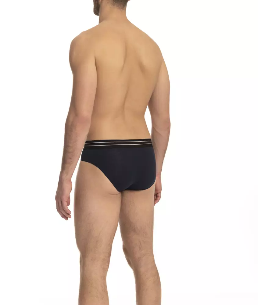 Blue Cotton Men's Underwear Tri-Pack hover