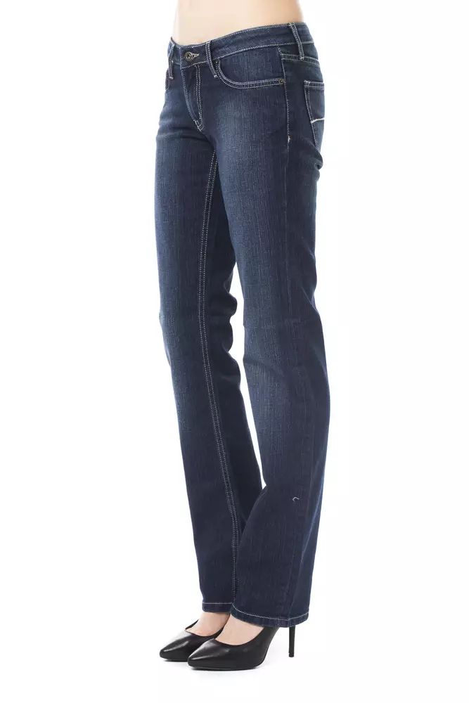 Blue Cotton Women Jeans hover