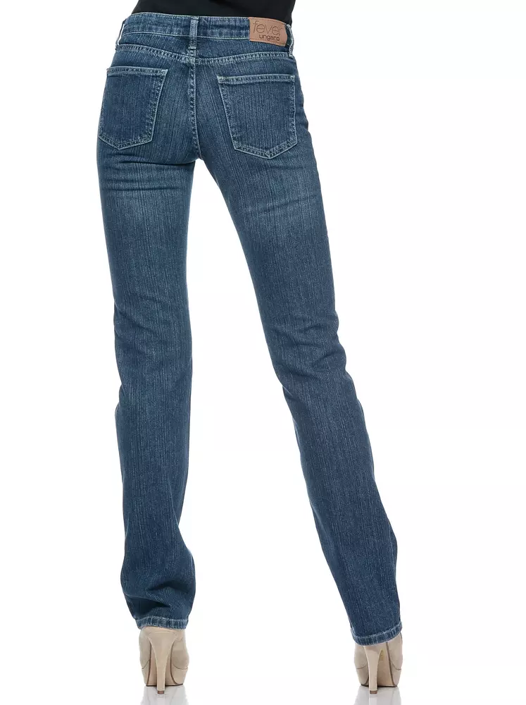 Blue Cotton Women Jeans hover