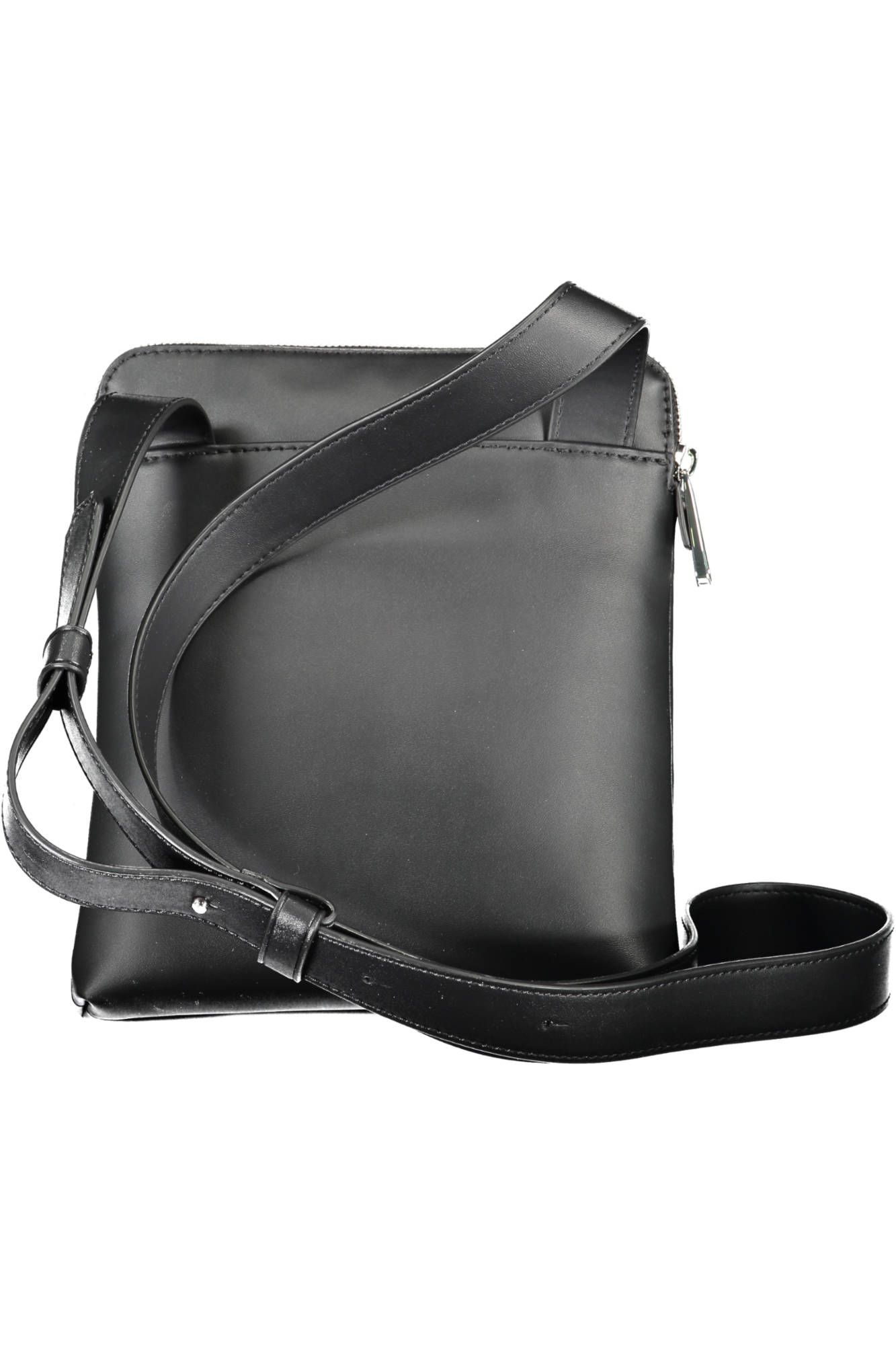 Black Polyester Men Shoulder Bag hover