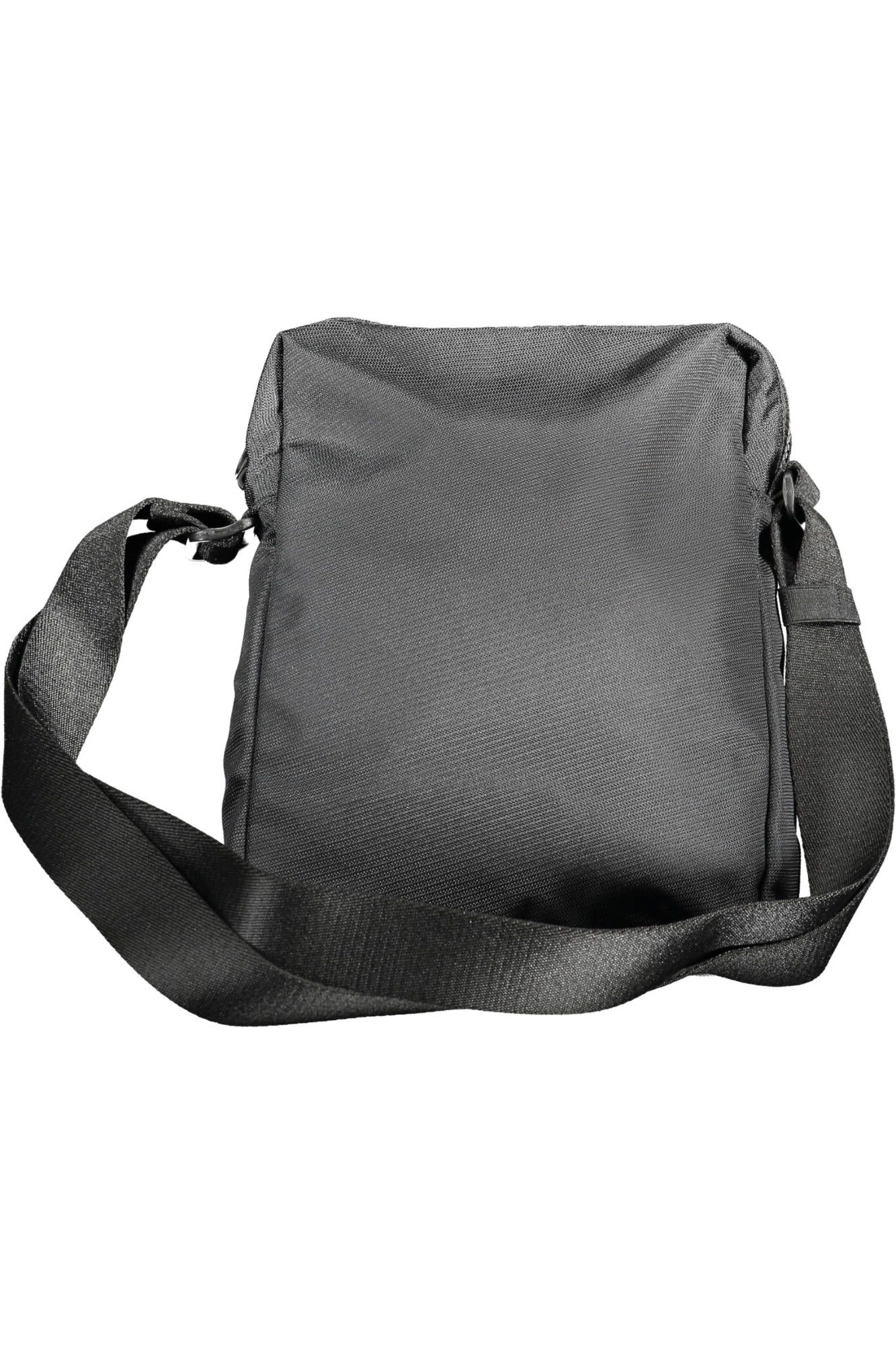 Black Polyester Men Shoulder Bag hover