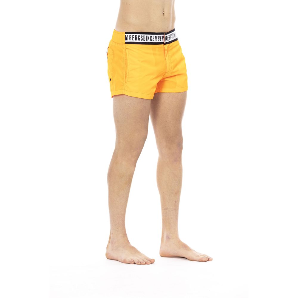 Orange Polyamide Men Swim Short hover