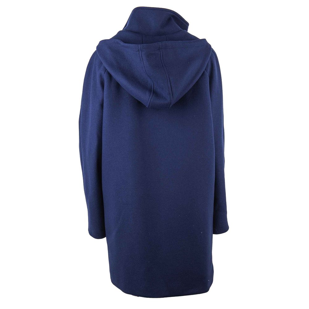 Blue Wool Women Coat hover