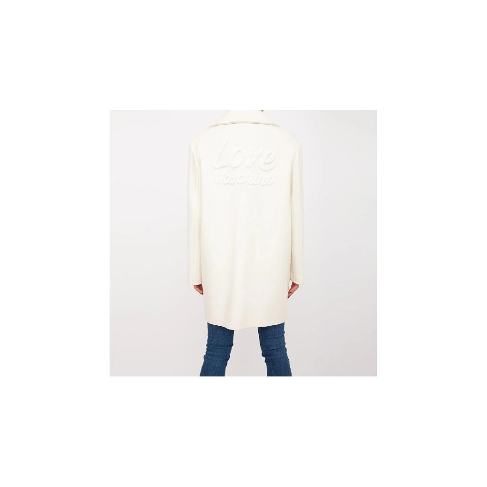 White Wool Women Coat hover
