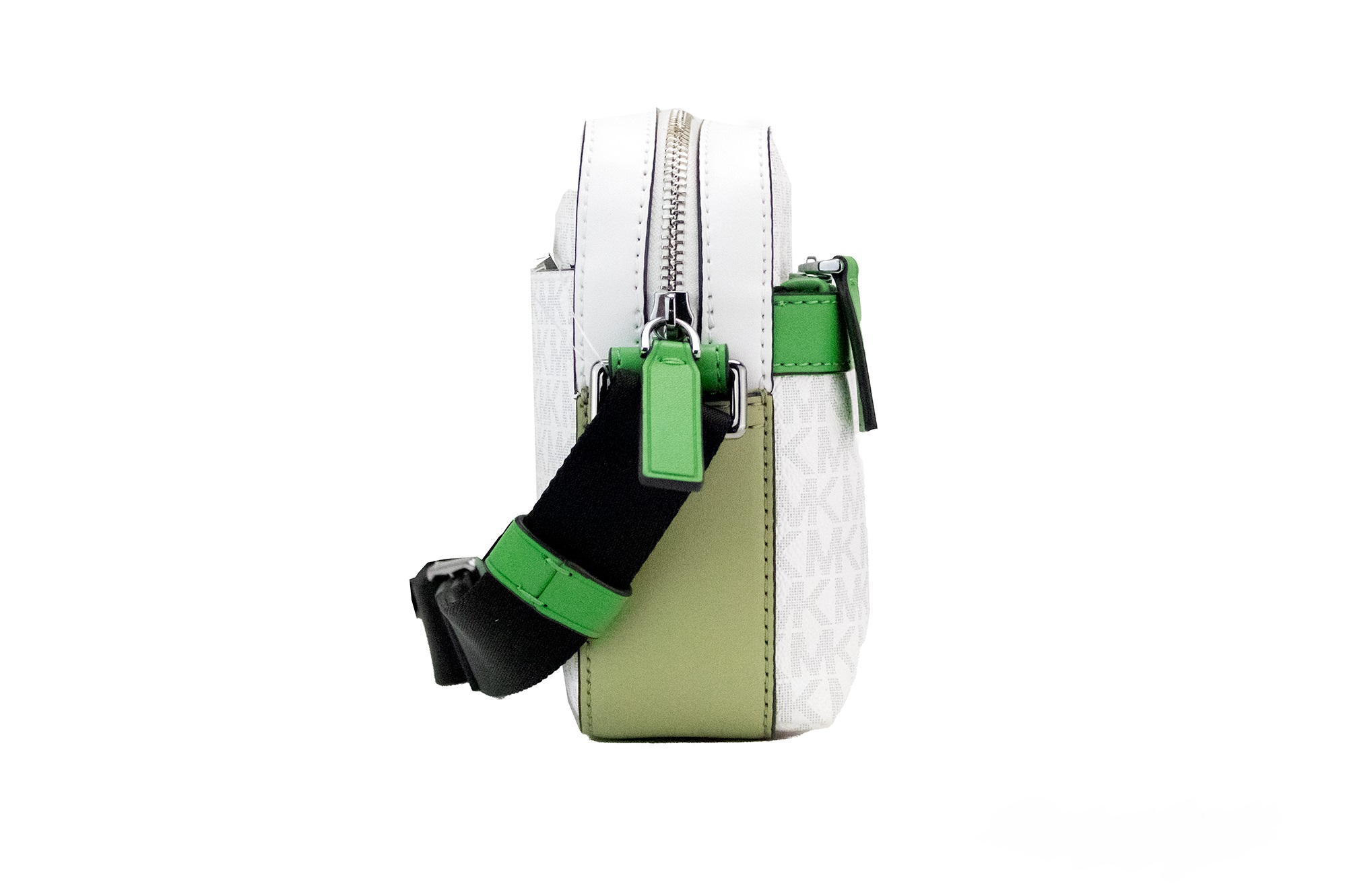 Cooper Small Bright White Palm Signature PVC Utility Crossbody Bag hover