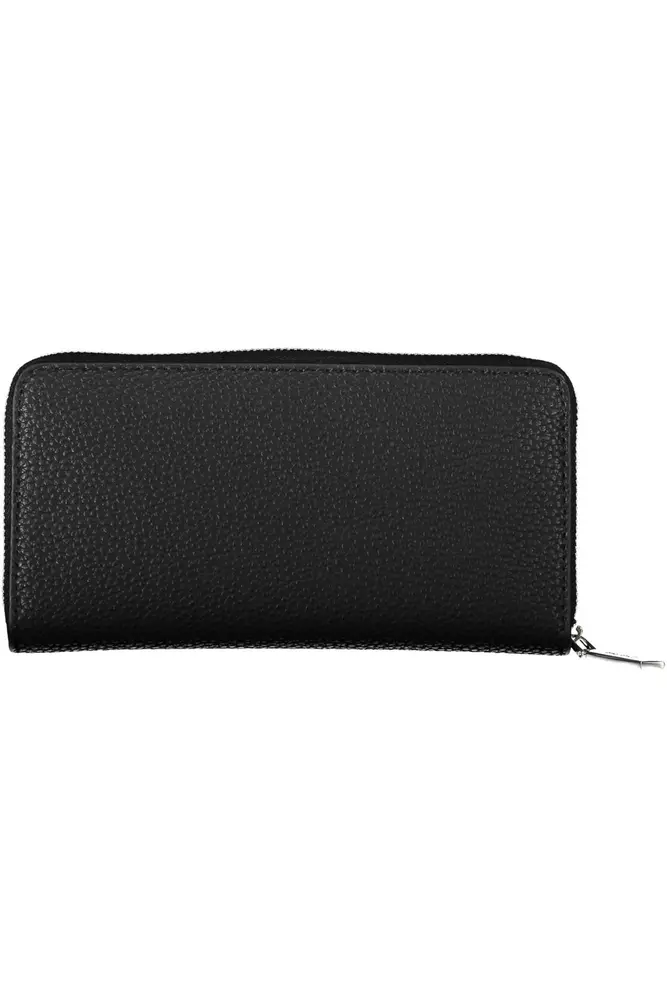 Black Polyester Women Wallet hover