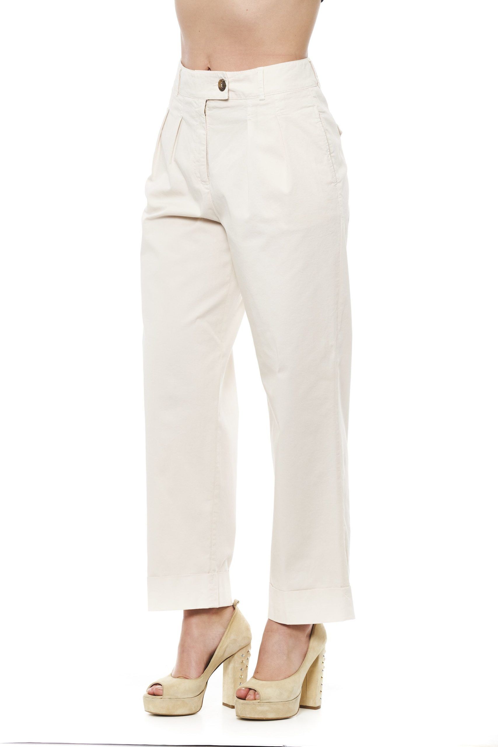 Peserico Beige Wide Palazzo Pants hover