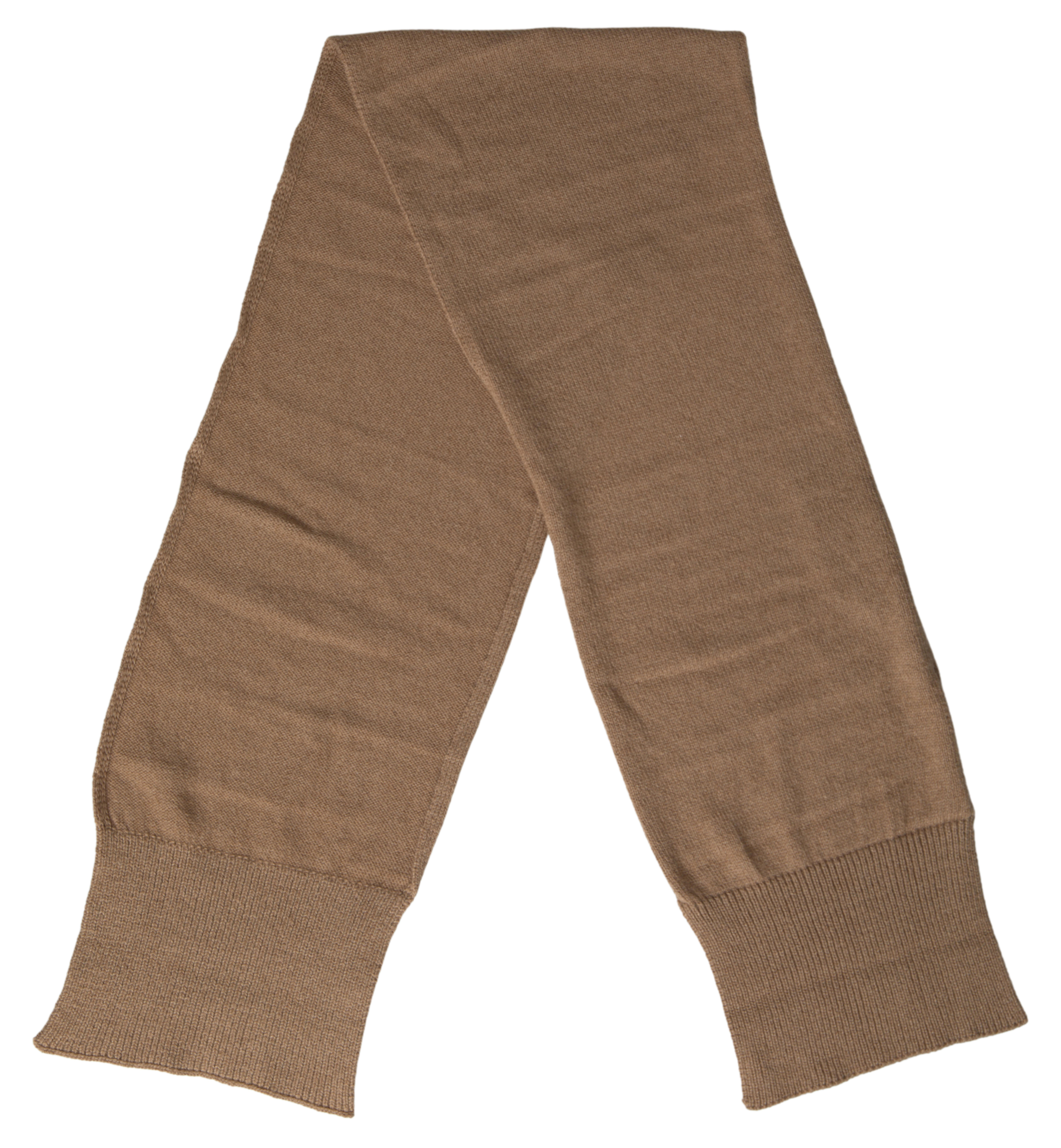 Brown Knitted Camel Wrap Shawl Foulard Scarf hover