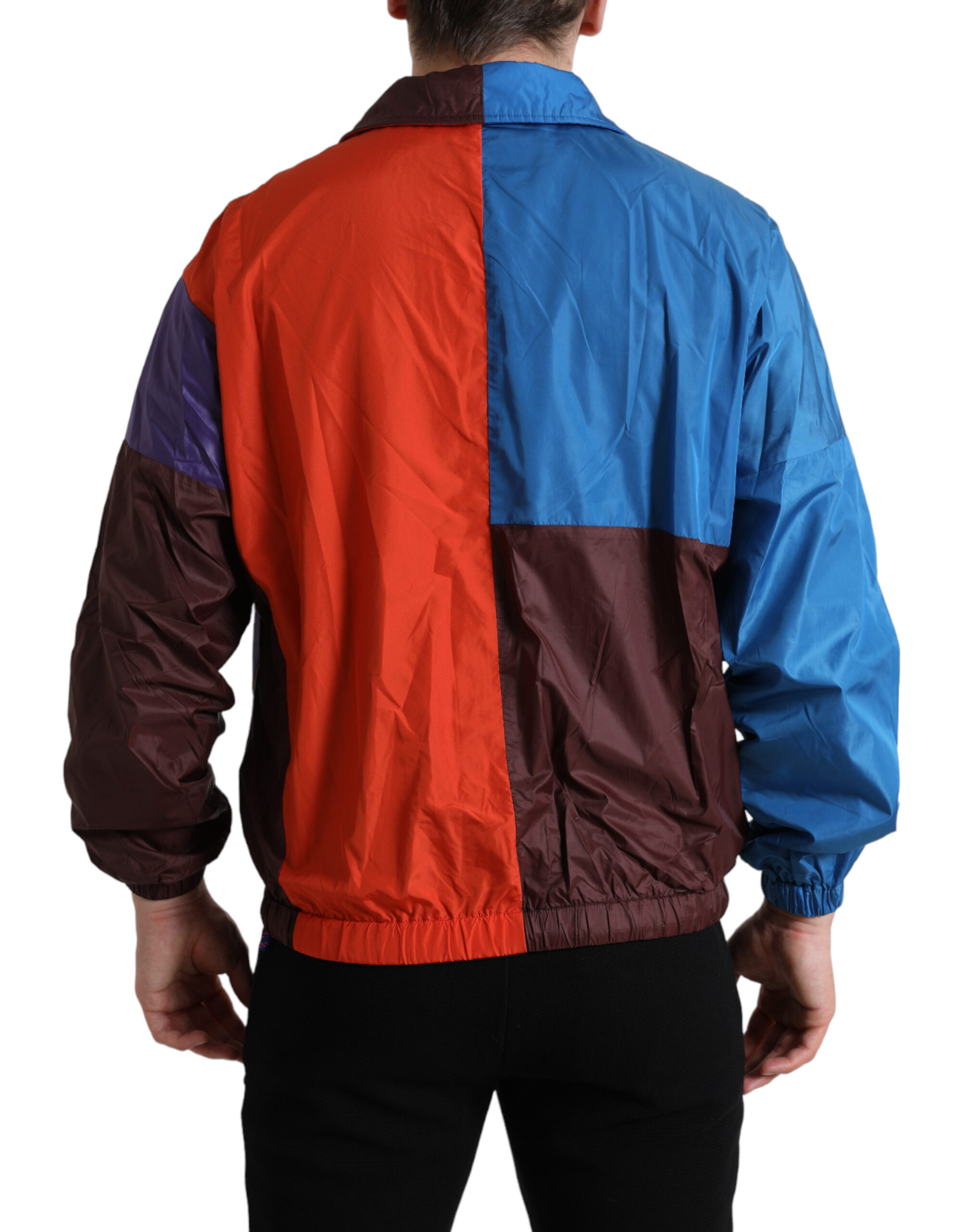Multicolor Color Windbreaker Jacket hover
