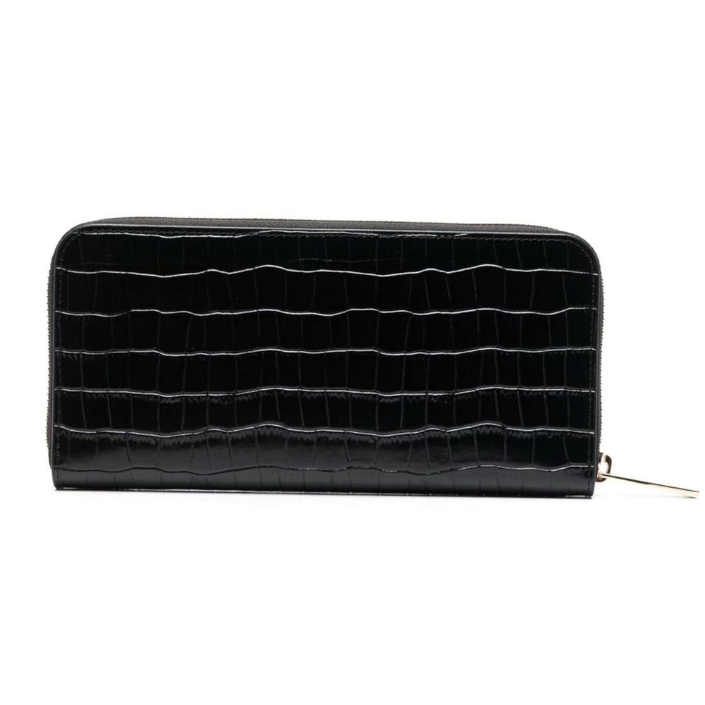 Elegant Croco Print Leather Wallet hover