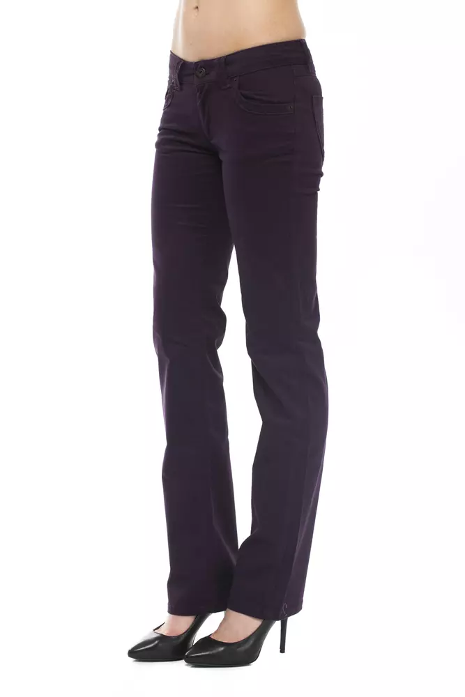 Purple Cotton Women Pant hover