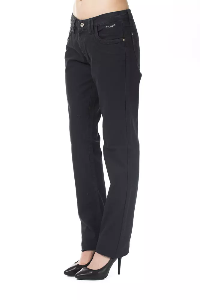 Blue Cotton Women's Pants hover