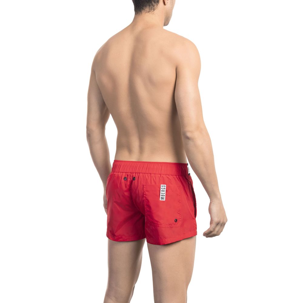 Red Polyamide Men Swim Short hover