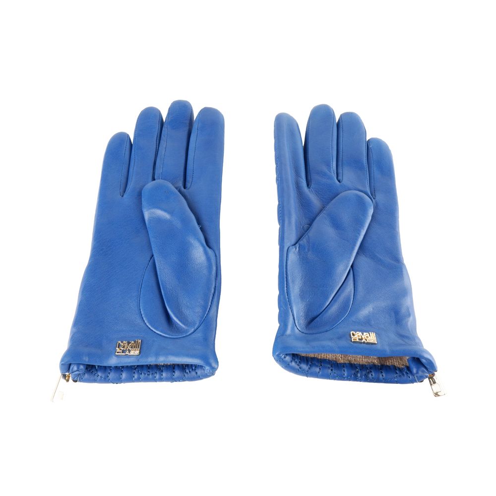 Blue Lambskin Women Glove hover
