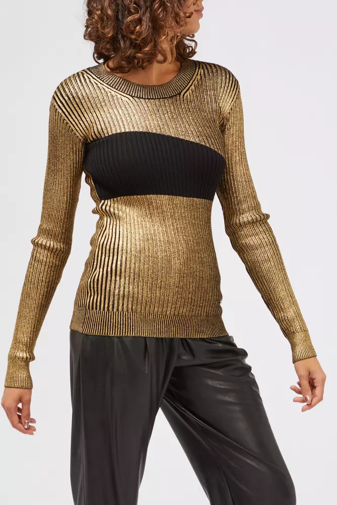 Gold Wool Women Sweater hover