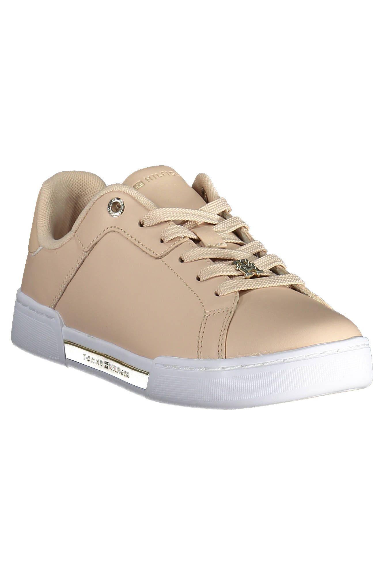 Pink Leather Women Sneaker hover