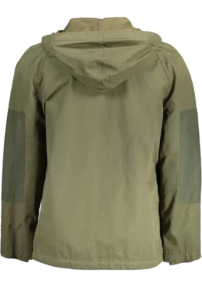 Green Cotton Men Jacket hover