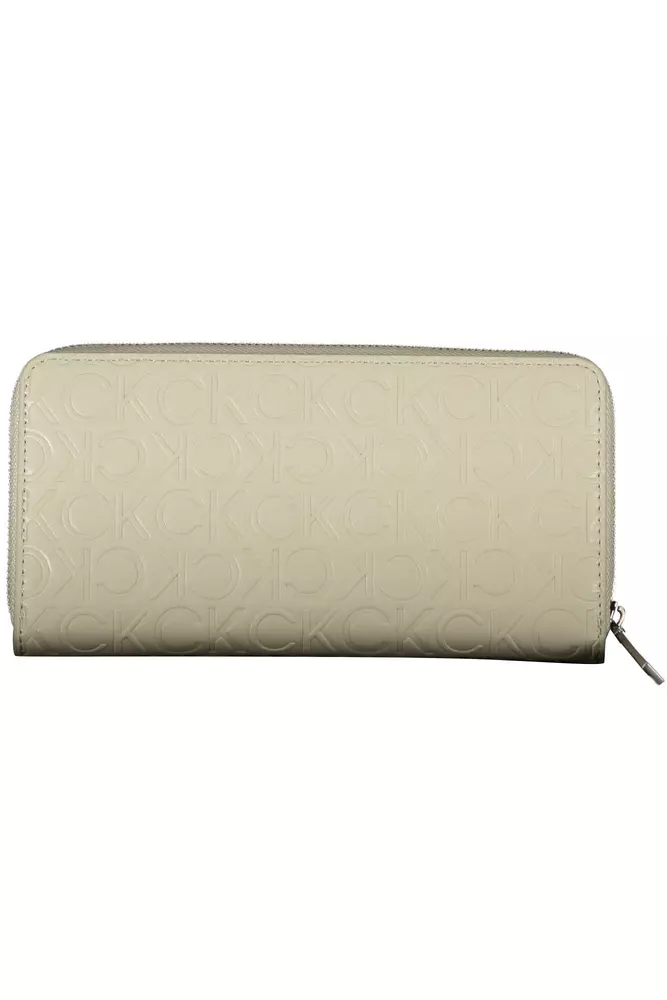 Beige Polyethylene Women Wallet hover