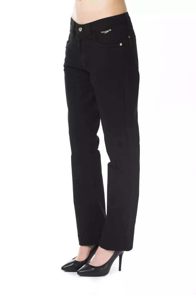 Black Cotton Women's Pant hover