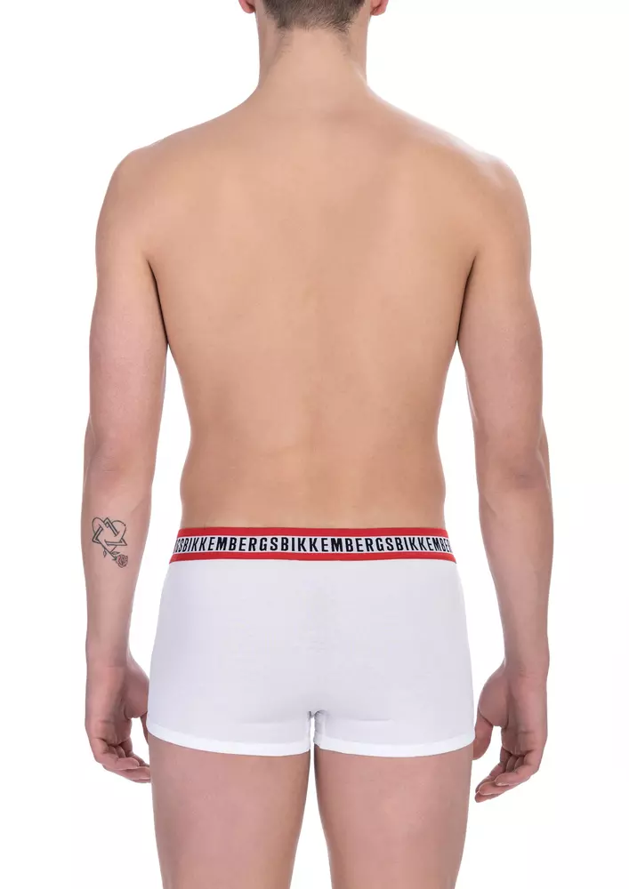 White Cotton Men's Trunk Twin Pack hover
