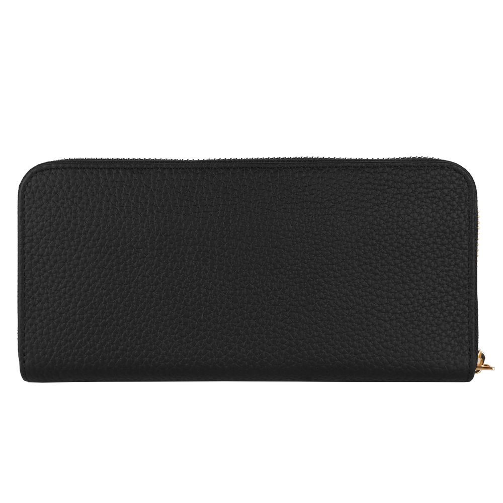 Elegant Leather Zip Wallet - Timeless Accessory hover