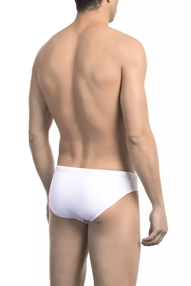 White Polyamide Men's Swimwear hover