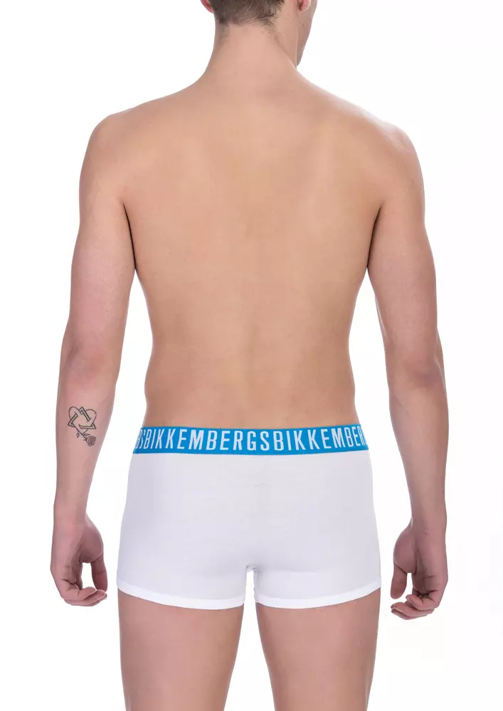 White Cotton Men's Trunk Underwear hover