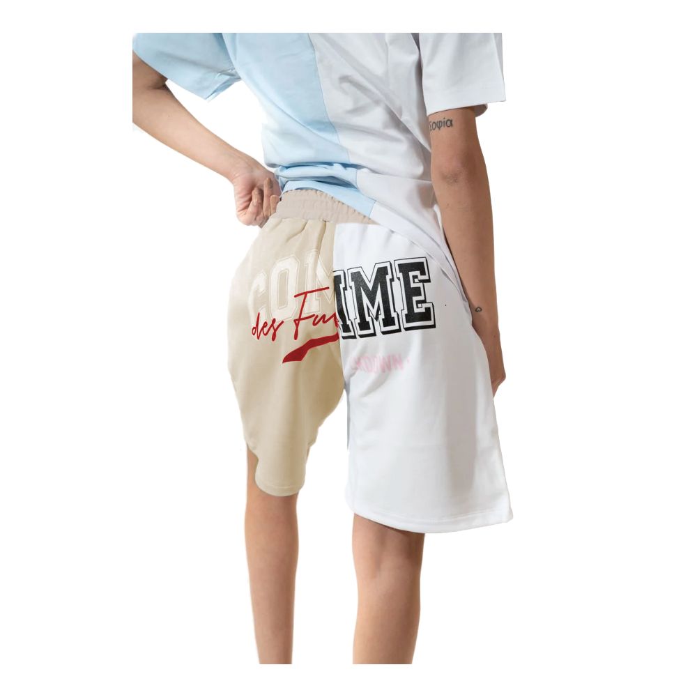 Chic Two-Tone Logo Shorts hover