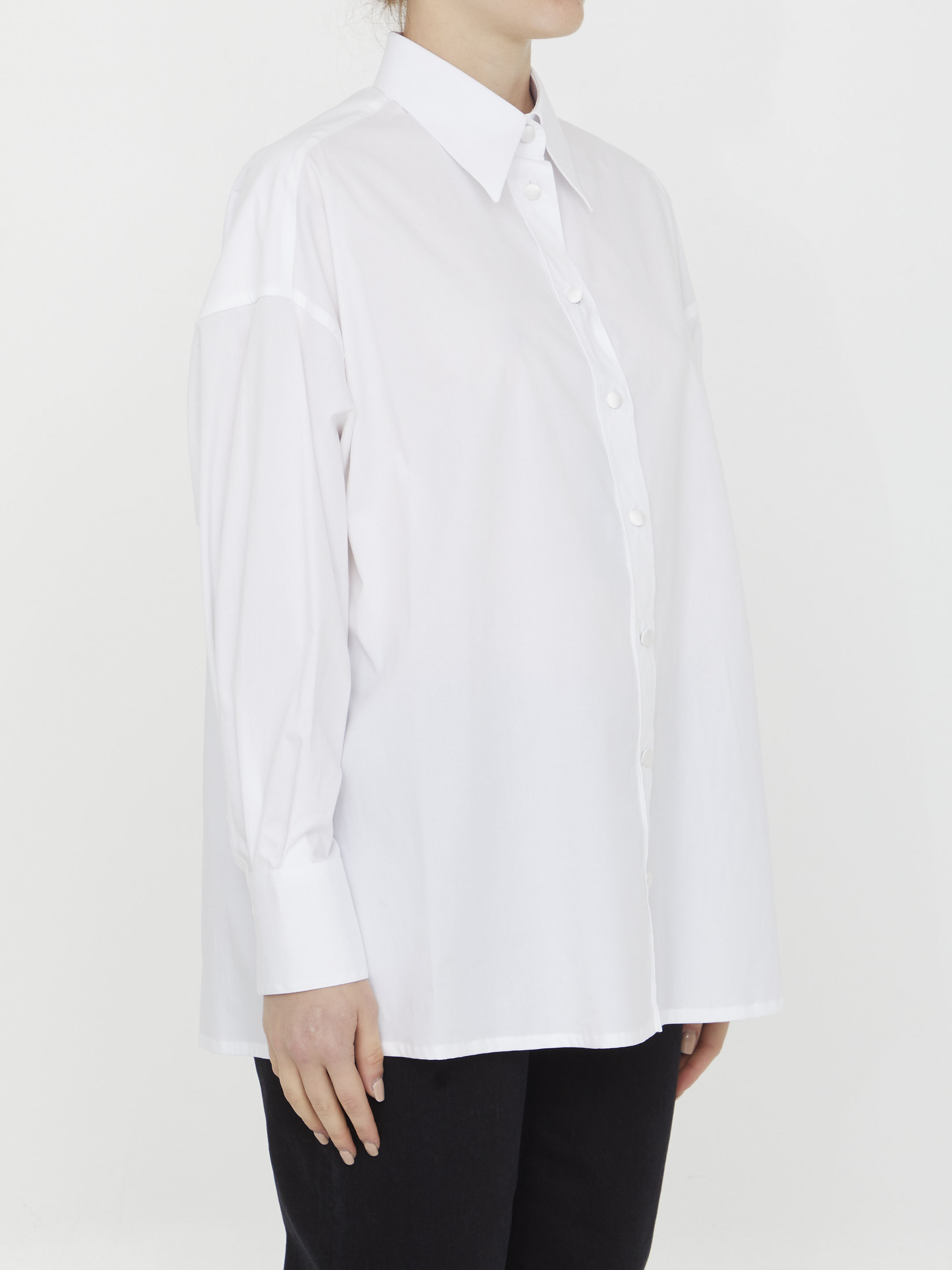 Cotton poplin shirt hover