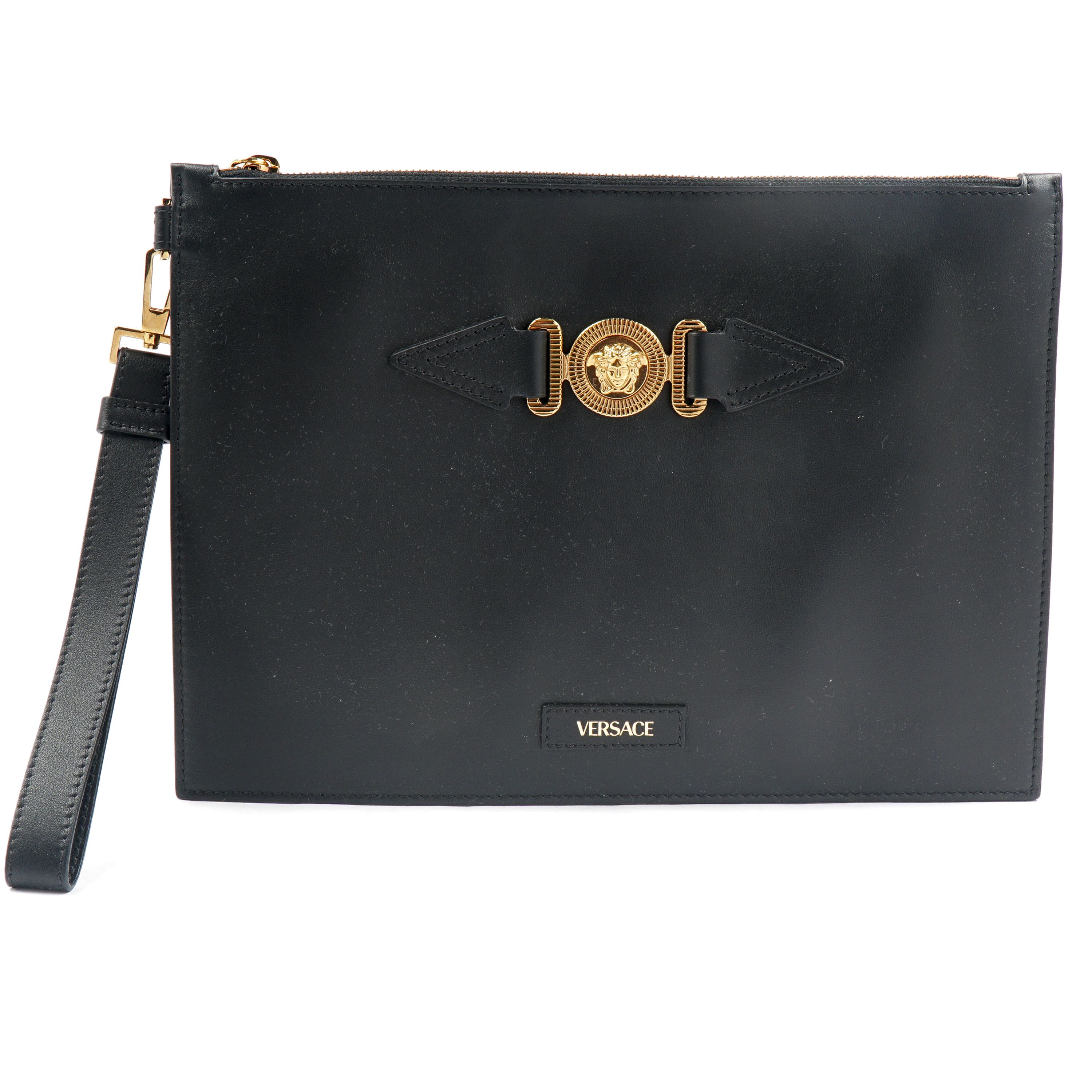 Biggie leather pouch bag
