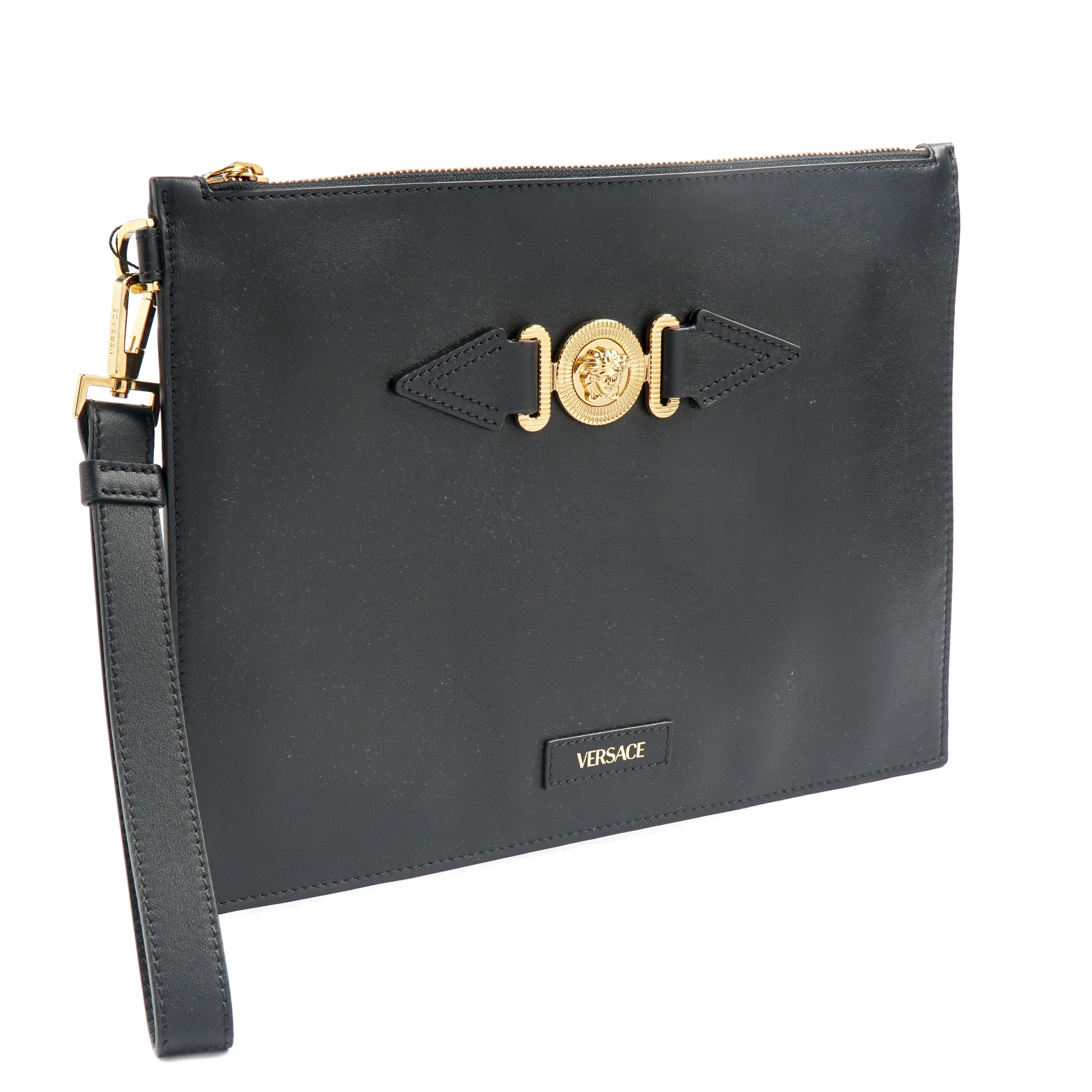 Biggie leather pouch bag