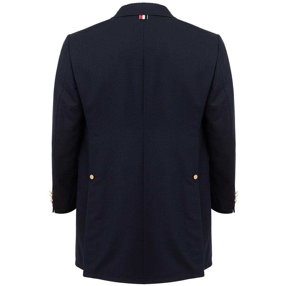 Elegant Wool Jacket in Signature Blue hover