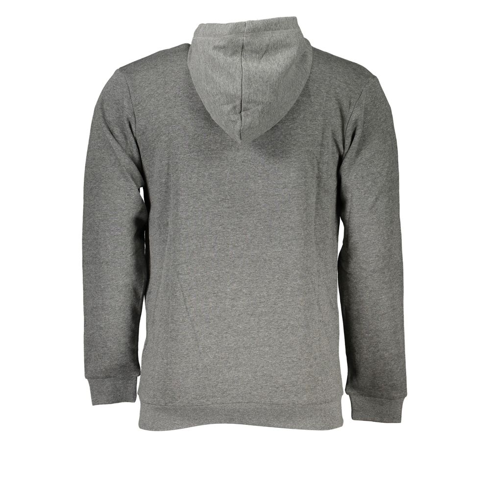Gray Cotton Men's Hooded Sweater hover