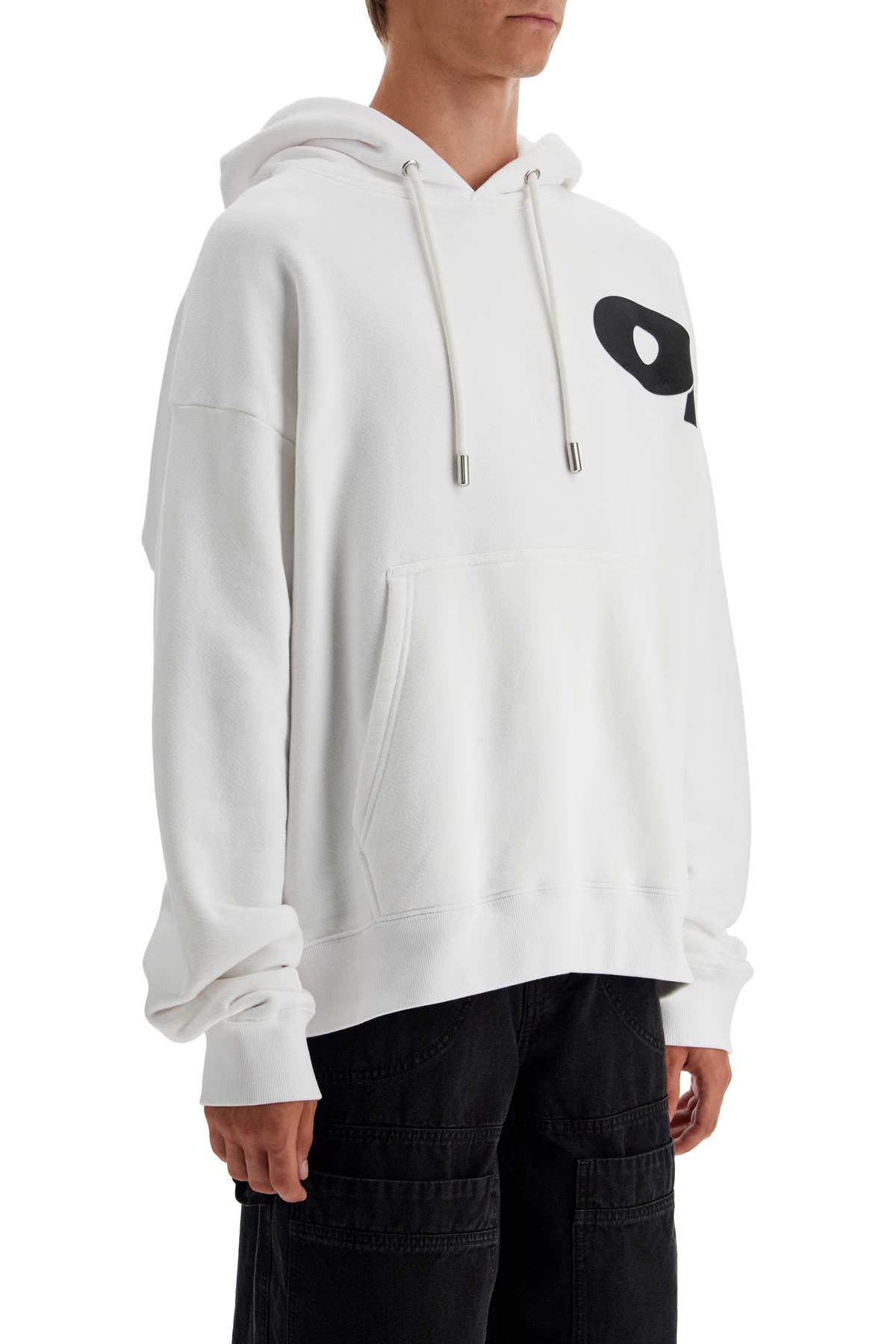 hooded sweatshirt with shared hover