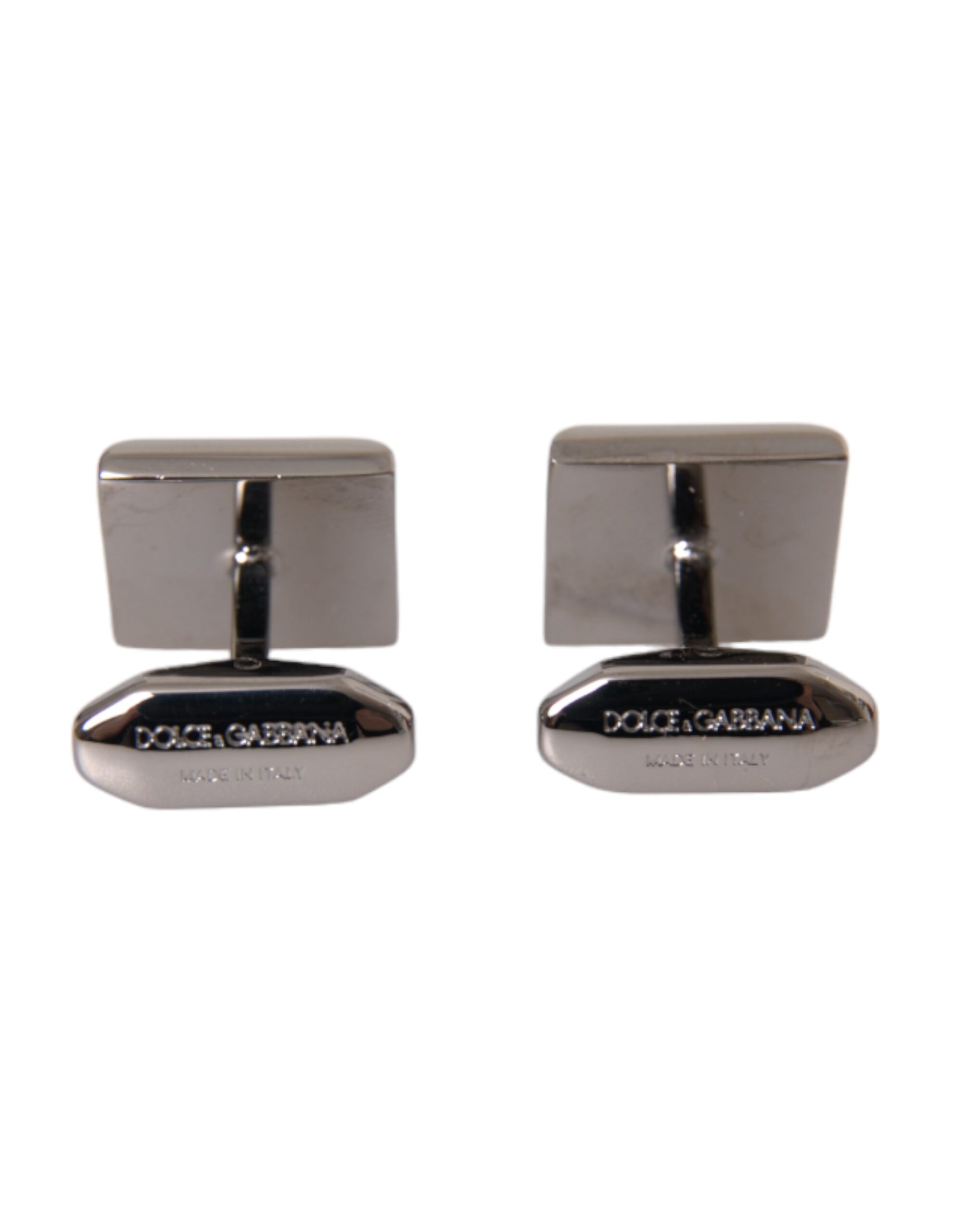Silver Plated Brass Pin Crystal Cufflinks hover