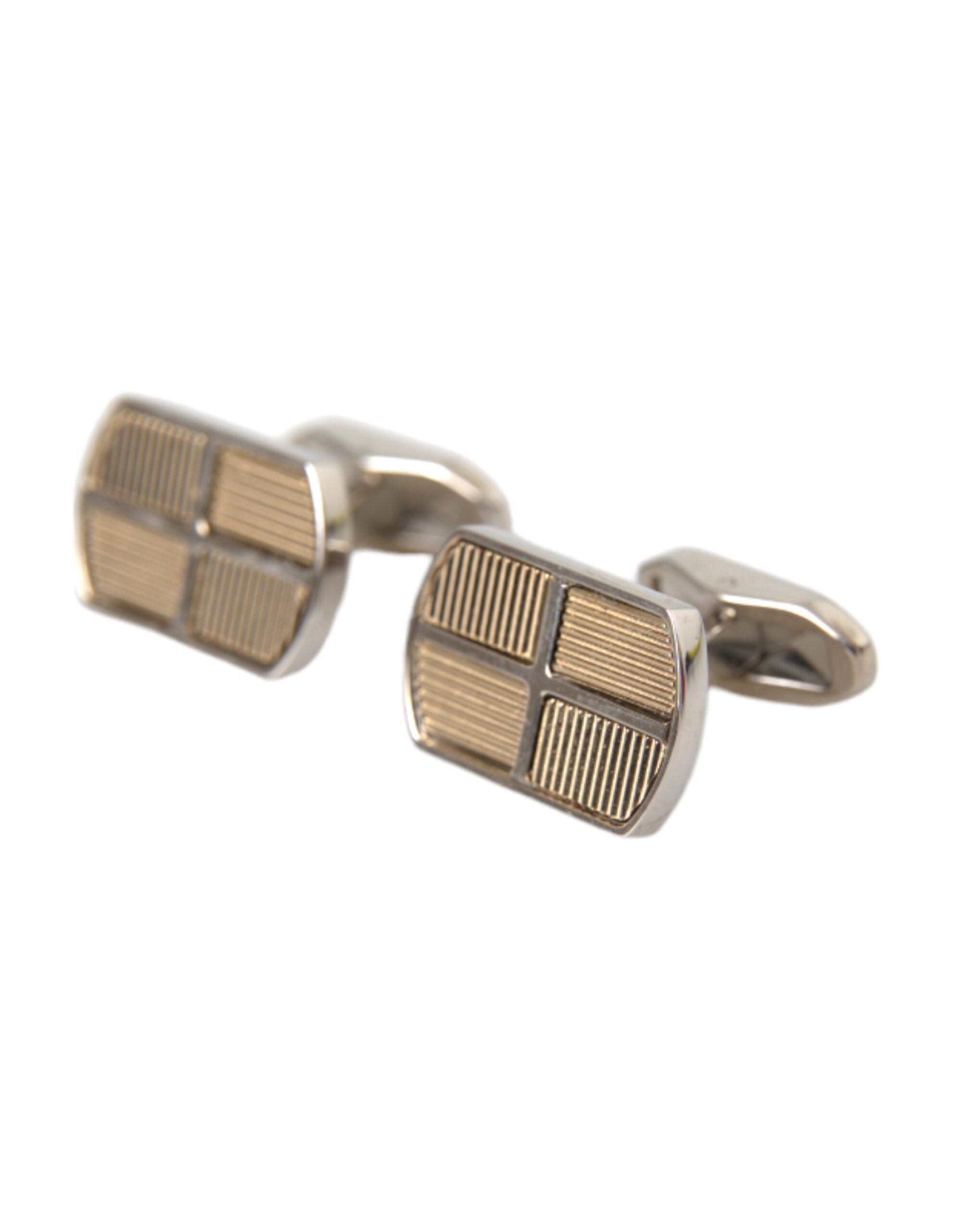Silver Gold Plated Metal Brass Pin Cufflinks hover