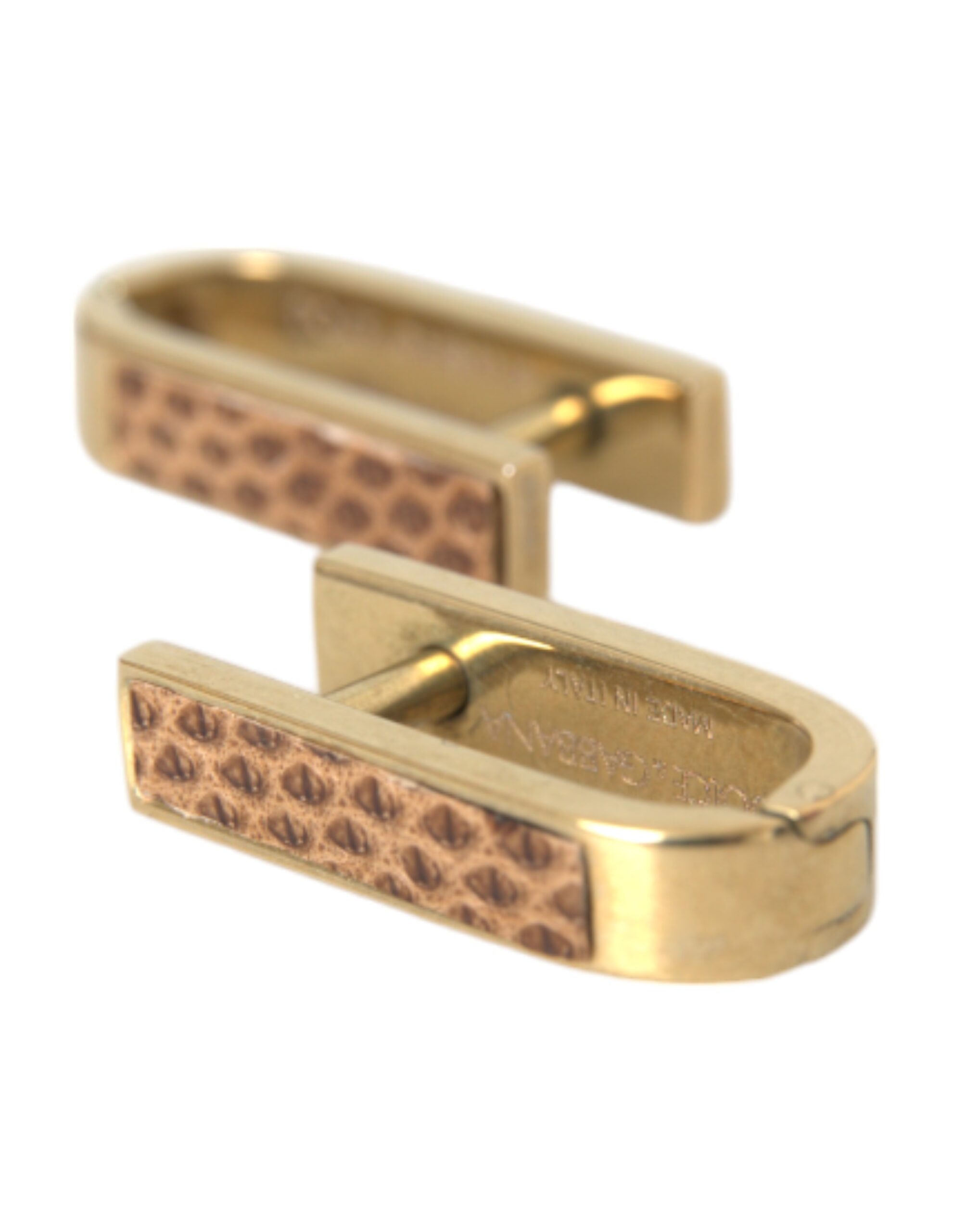 Gold Plated Metal Brass Pin Men Cufflinks hover